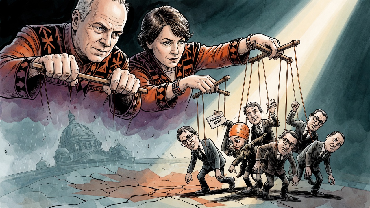 Stewart Phillip and Joan Phillip as puppet masters controlling BC NDP politician...